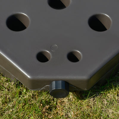 Outsunny Set of 4 Fillable Parasol Weights - 100kg 