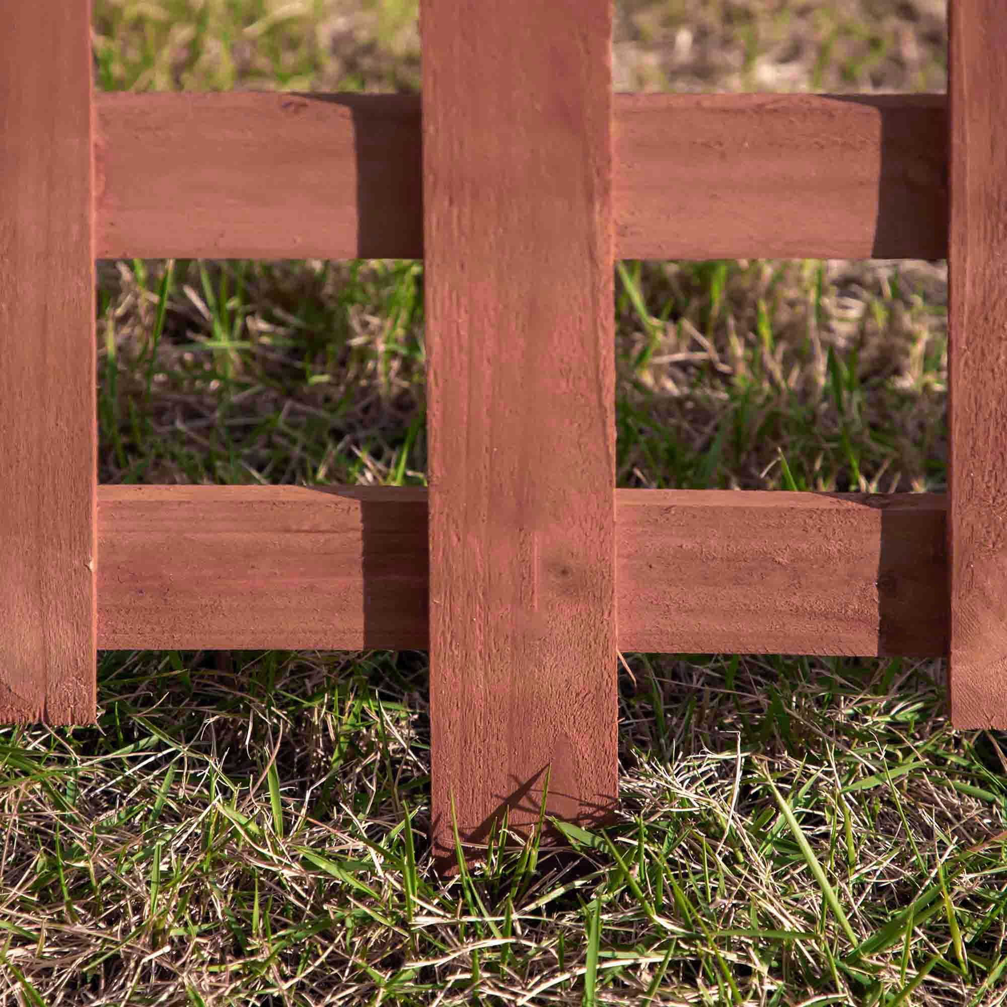 Outsunny Set of 12 Wooden 60cm Garden Fence Pieces 