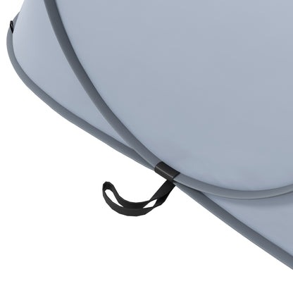 Outsunny Two-Man Pop-Up Dome Tent, with Accessories - Grey 