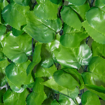 Outsunny Artificial Wall Foliage with Ivy Leaves, Privacy Screen Greenery Grass Wall For Garden Balcony