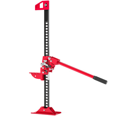 HOMCOM 3 Tonne Farm Jack, 33" High Lift Jack for 4x4 Tractors Trucks Agricultural Lifting, Red 