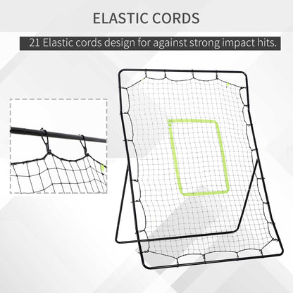 HOMCOM Baseball Rebounder Net Teens Adults Game Spot Softball Training Aid Practise Target Strike Shot Goal Play 