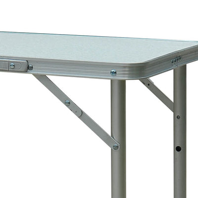 Outsunny Patio Foldable Picnic Table-Silver 