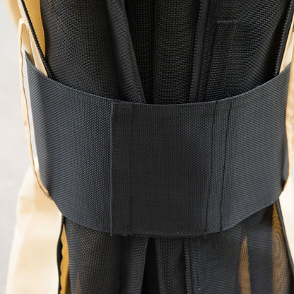 Outsunny 3 x 3.6(m) Hardtop Gazebo Canopy with Polycarbonate Roof and Aluminium Frame, Garden Pavilion with Mosquito Netting and Curtains, Brown 