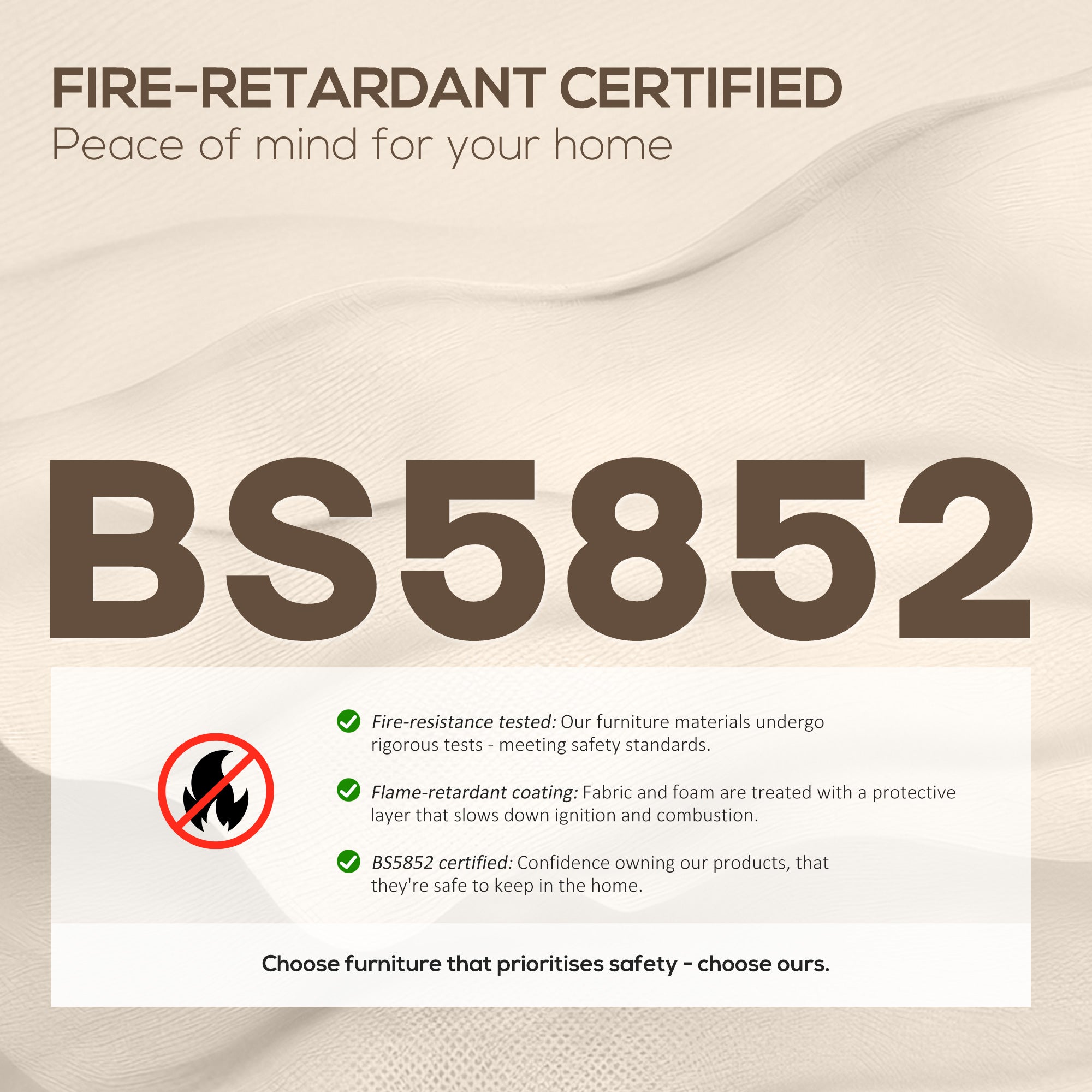 HOMCOM Two-Seater Leathaire Sofa - Light Brown