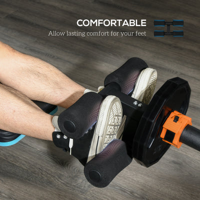 SPORTNOW Tibialis Trainer Tib Bar for Strengthening Calves Shins Ankles, Fits 5cm Weight Plates 