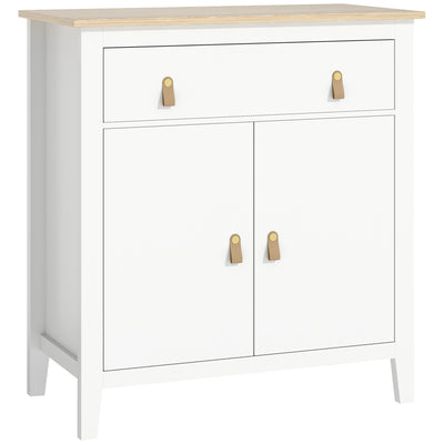 HOMCOM Farmhouse Style Sideboard - White 