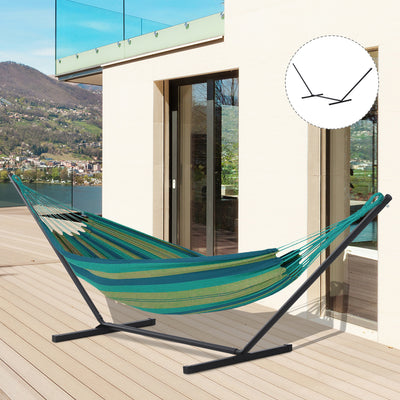 Outsunny 3.6m Extra-long Universal Hammock Stand Metal Frame Garden Camping Picnic Outdoor Patio Replacement – Stand Only 