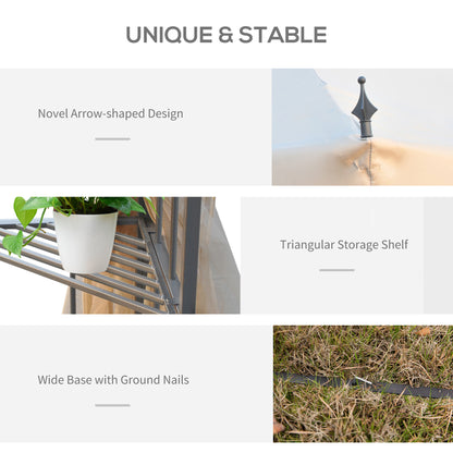 Outsunny 3(M)x3(M) Garden Gazebo Double Top Outdoor Canopy Patio Event Party Wedding Tent Backyard Sun Shade with Netting - Cream White 