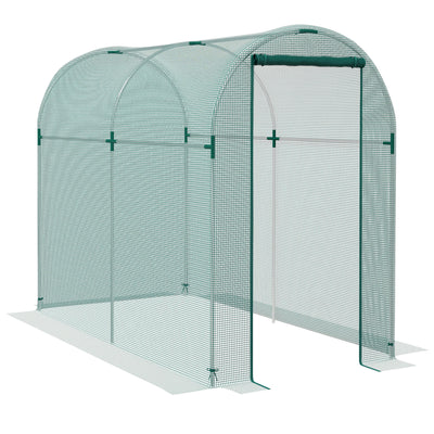 Outsunny 240 x 120cm Mini Polytunnel Greenhouse 