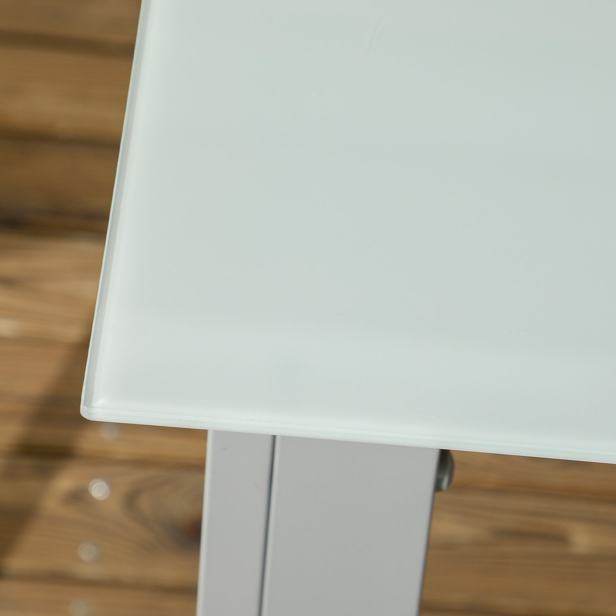 Outsunny 7 Piece Garden Dining Set, Outdoor Table and 6 Folding and Reclining Chairs, Aluminium Frame, Tempered Glass Top Table, Texteline Seats, Grey 