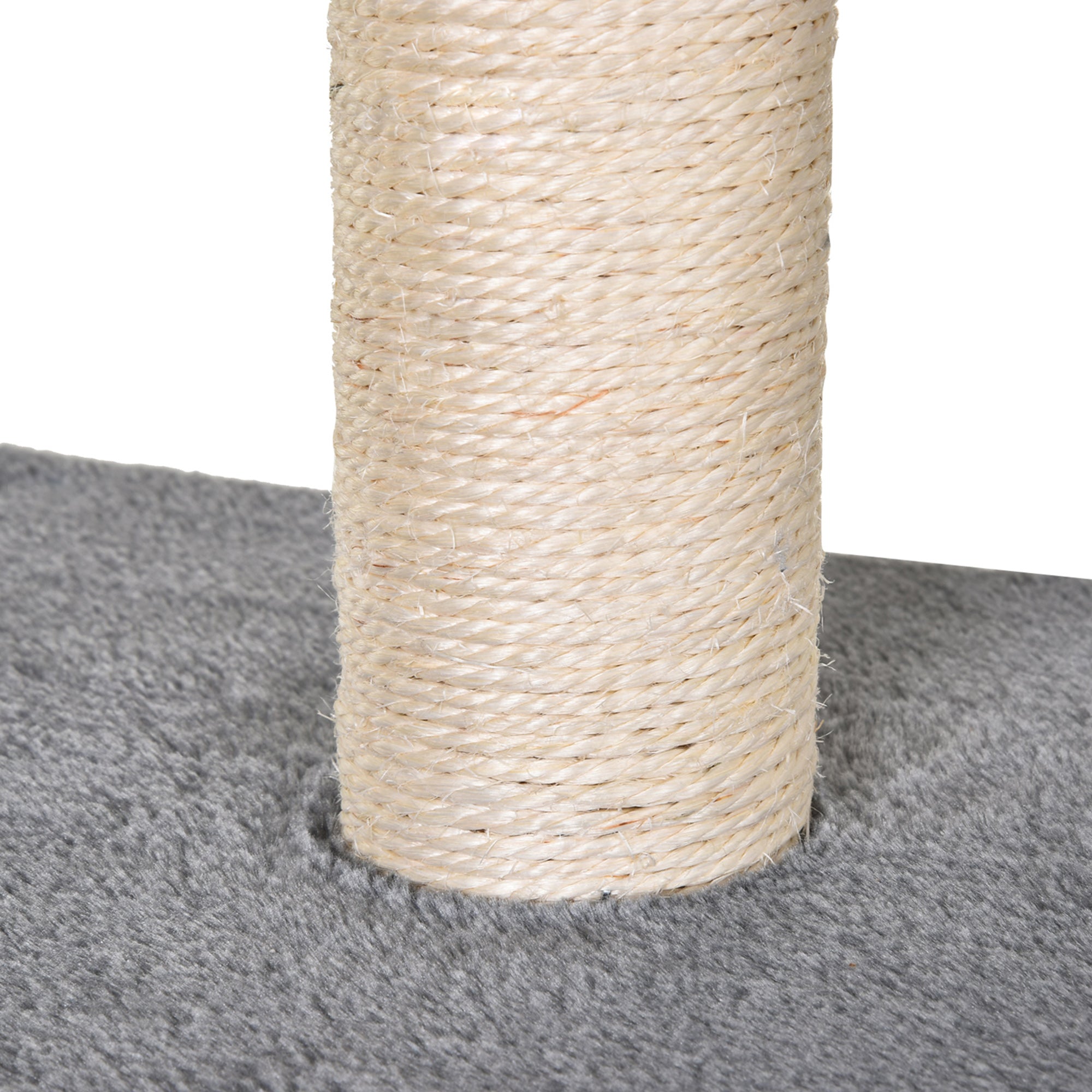 PawHut 130cm Cat Tree for Indoor Cats Activity Center with Condo Scratching Post Ladders Kitty Climbing Tower Relaxing Playing 