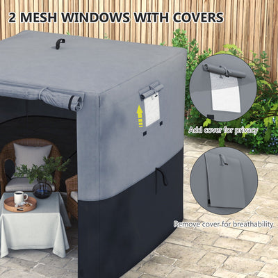 Outsunny 2 x 2m Pop-Up Gazebo, with Accessories - Black 