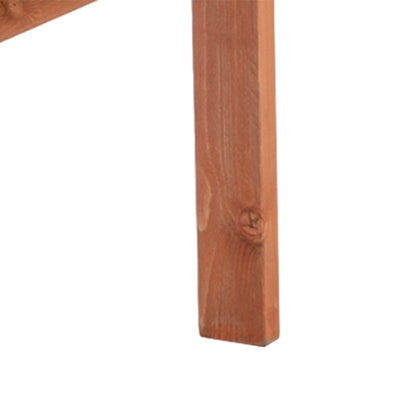 Outsunny 2-Seater Fir Wood Bench w/ Centre Table 