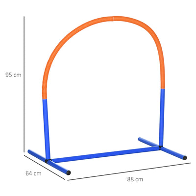 PawHut Four-Piece Portable Dog Agility Equipment - Blue 