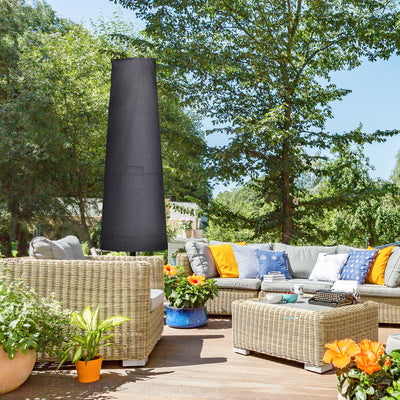 Outsunny Garden Parasol Cover Waterproof Outdoor Cantilever Banana Umbrella Protector 300D Oxford Fabric 200 x 50/80 cm 