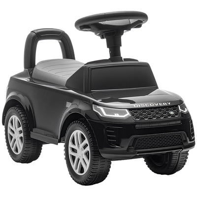 AIYAPLAY Land Rover Licensed Toddler Ride on Car with Horn, Engine Sounds, Under-Seat Storage, for 18-36 Months, Black 