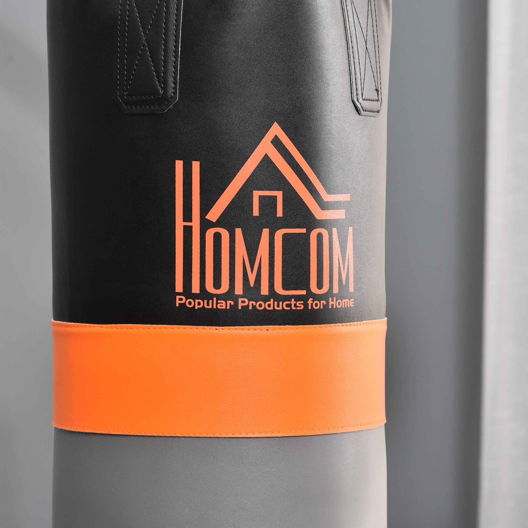 HOMCOM Freestanding Boxing Punch Bag & Speed Ball Station Hanging Frame Training Exercise Platform Home Gym Heavy Duty, Grey 