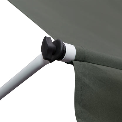 Outsunny 3x1.5m  Adjustable Outdoor Aluminium Frame Awning Grey 
