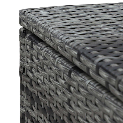 Outsunny Rattan Outdoor Garden Reclining Sun Lounger Grey 