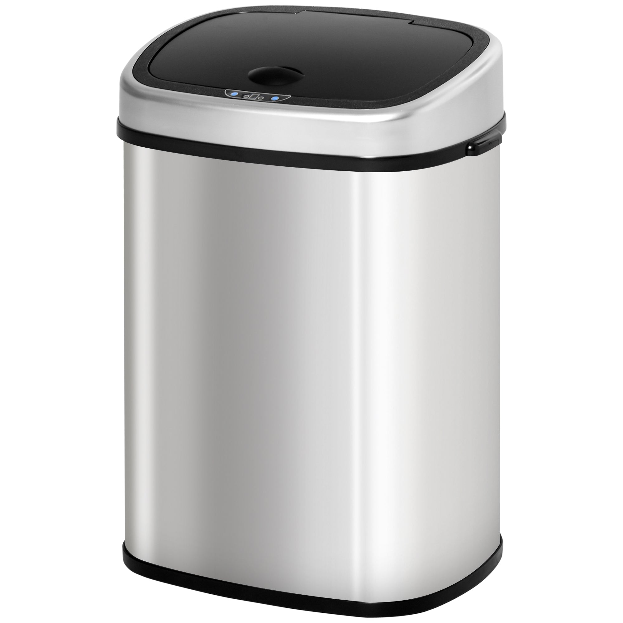 HOMCOM Stainless Steel Kitchen Sensor Dustbin Automatic Touchless Rubbish Garbage Waste Bin 48L Silver 