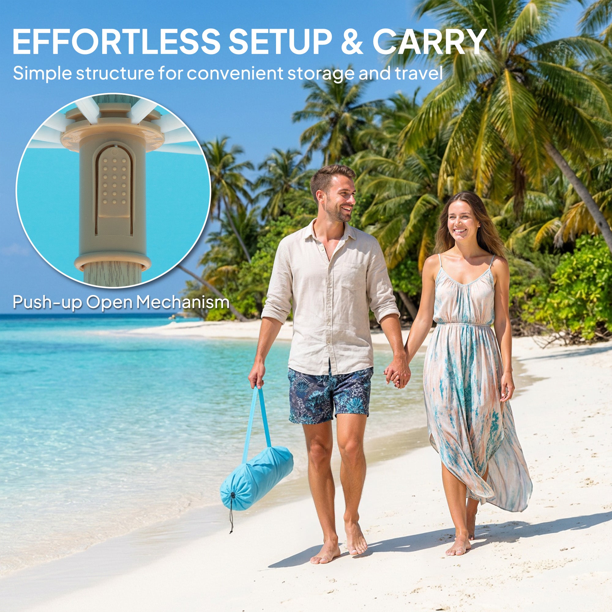 Outsunny 1.7 m Beach Umbrella with Sand Anchor, 30° Tilting Fringed Beach Garden Parasol with Adjustable Height, Grey 