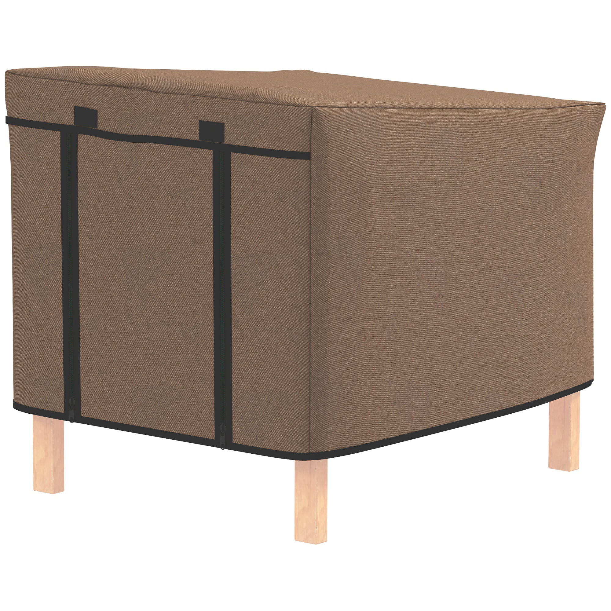 PawHut Waterproof Rabbit Hutch Cover for X-D2-0047 and Similar Model Rabbit Hutch, 43 x 52 x 37 cm, Brown 