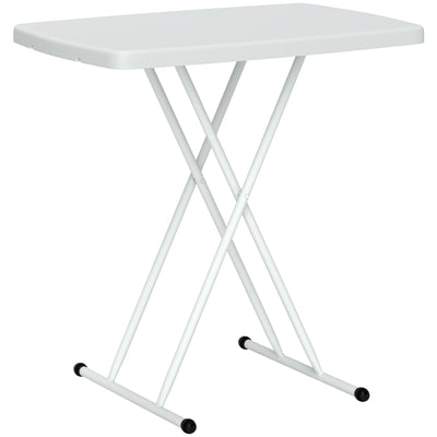 Outsunny Minimal Folding Outdoor Table - White 