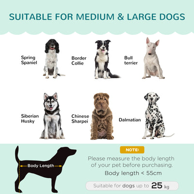 PawHut Dog Sofa, Pet Couch Bed for Medium, Large Dogs, with Legs, Cushion - Green 