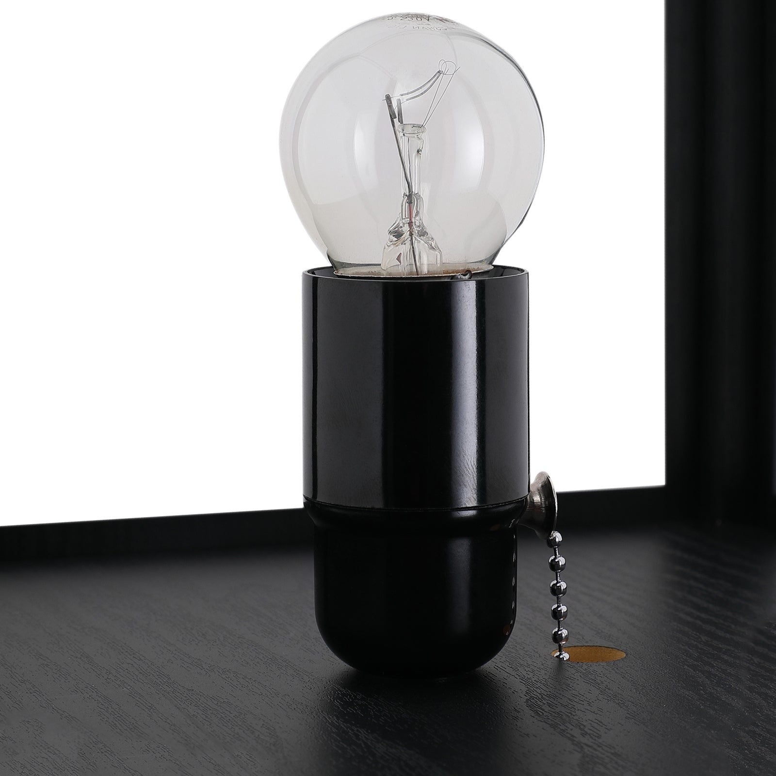 HOMCOM Three-Shelf Standing Lamps Set of 2 - Black 