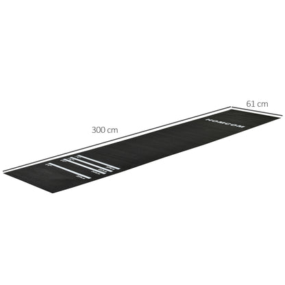 HOMCOM Professional Rubber Darts Dart Mat Pub Club Home 4 Throwing Distances 