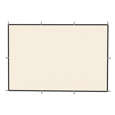 Outsunny Sun Shade Sail UV Protection Canopy with Stainless Steel Eyelets for Patio Garden 2 x 3 m Beige 