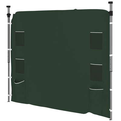 Outsunny 195 x 295cm Replacement Gazebo Sidewall - Green 