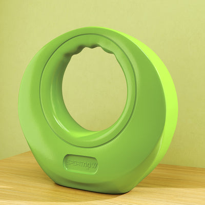 SPORTNOW 8kg Kettlebell, Soft Kettle Bell with Wide Handle for Home Gym, Weight Lifting, Strength Training, Green 