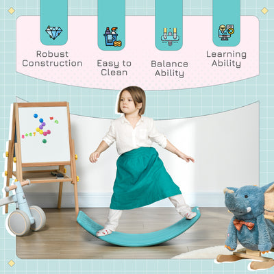 ZONEKIZ Balance Board, Kids Wobble board, for Ages 3-6 Years - Blue 