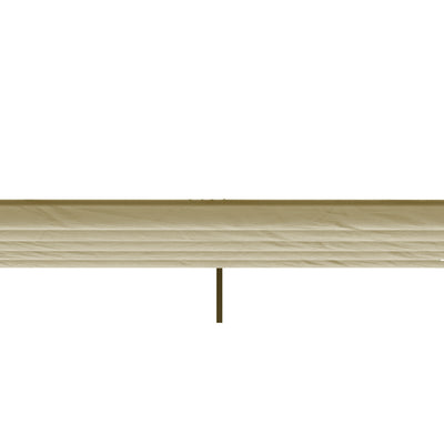 Outsunny Retractable Pergola Shade Cover, Replacement Canopy for 4 x 3 (m) Pergola, Retractable Roof, Beige 