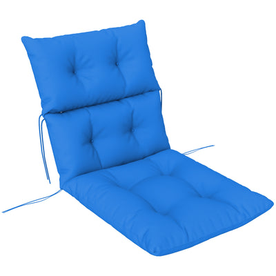 Outsunny 115 x 56cm Rocking Chair Padded Seat Cushion - Blue 
