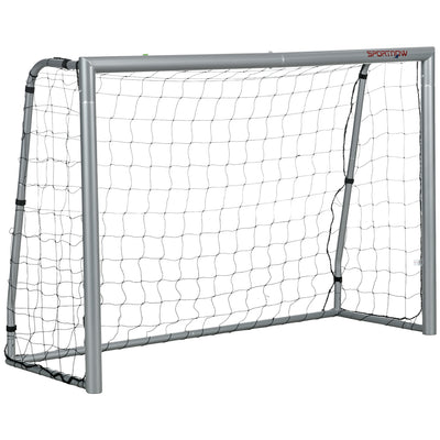 SPORTNOW 8ft x 5ft Football Goal, Football Net for Garden with Ground Stakes, Quick and Simple Set Up 