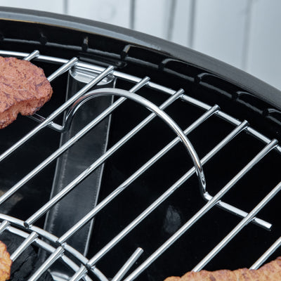 Outsunny Portable Kettle Charcoal Grill - Black 