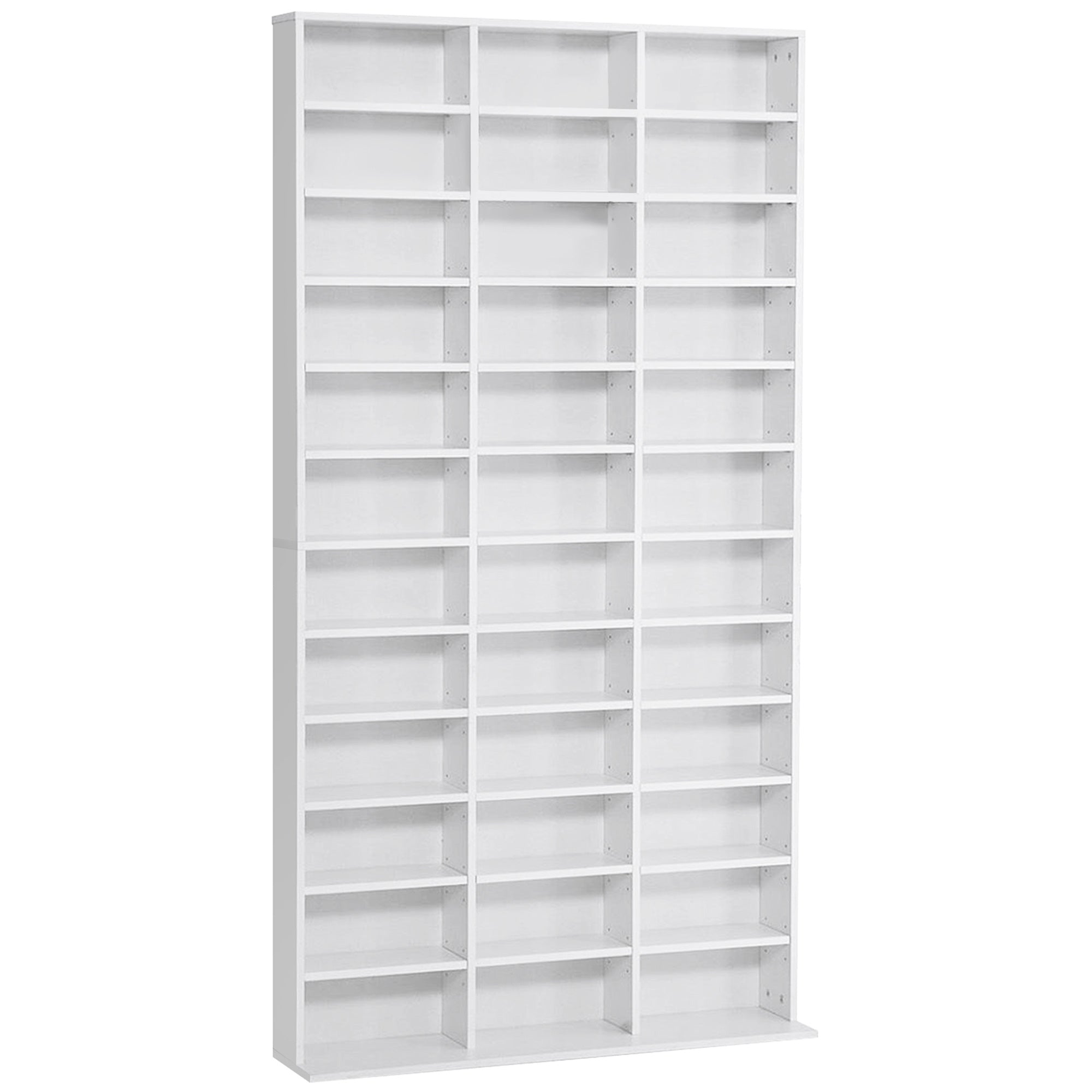 HOMCOM 33 Adjustable Compartment Storage Unit - White 