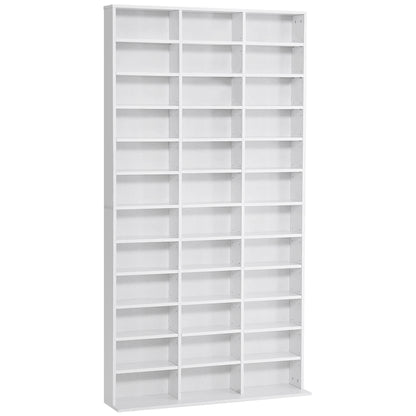 HOMCOM 33 Adjustable Compartment Storage Unit - White 