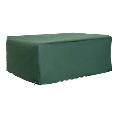 Outsunny 600D Oxford Patio Set Cover Outdoor Garden Rattan Furniture Protection Cover Protector Waterproof Anti-UV, Green, 245 x 165 x 55cm 