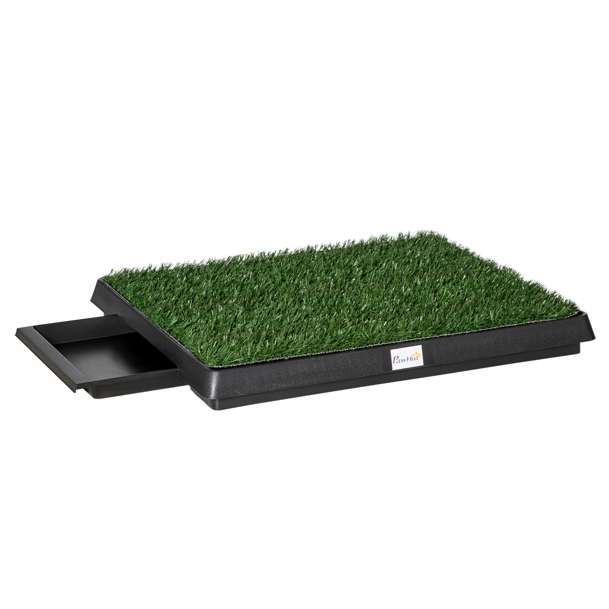 PawHut Indoor Pet Dog Toilet Mat Potty Tray Training Grass Restroom with Tray and Loo Pad 