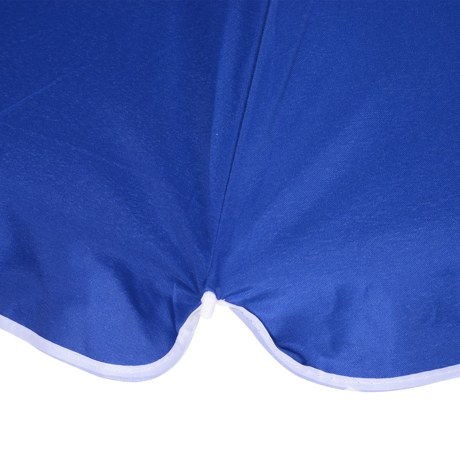 Outsunny 1.7m Beach Umbrella, Portable Parasol with Tilting Function, Carry Bag, Outdoor Sunshade Shelter with 8 Ribs, Blue 