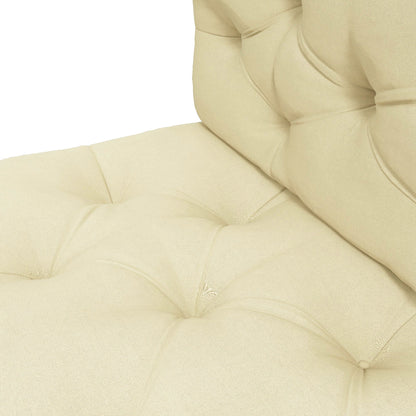 Outsunny Seat and Back Padded Pallet Cushion Set - Beige 