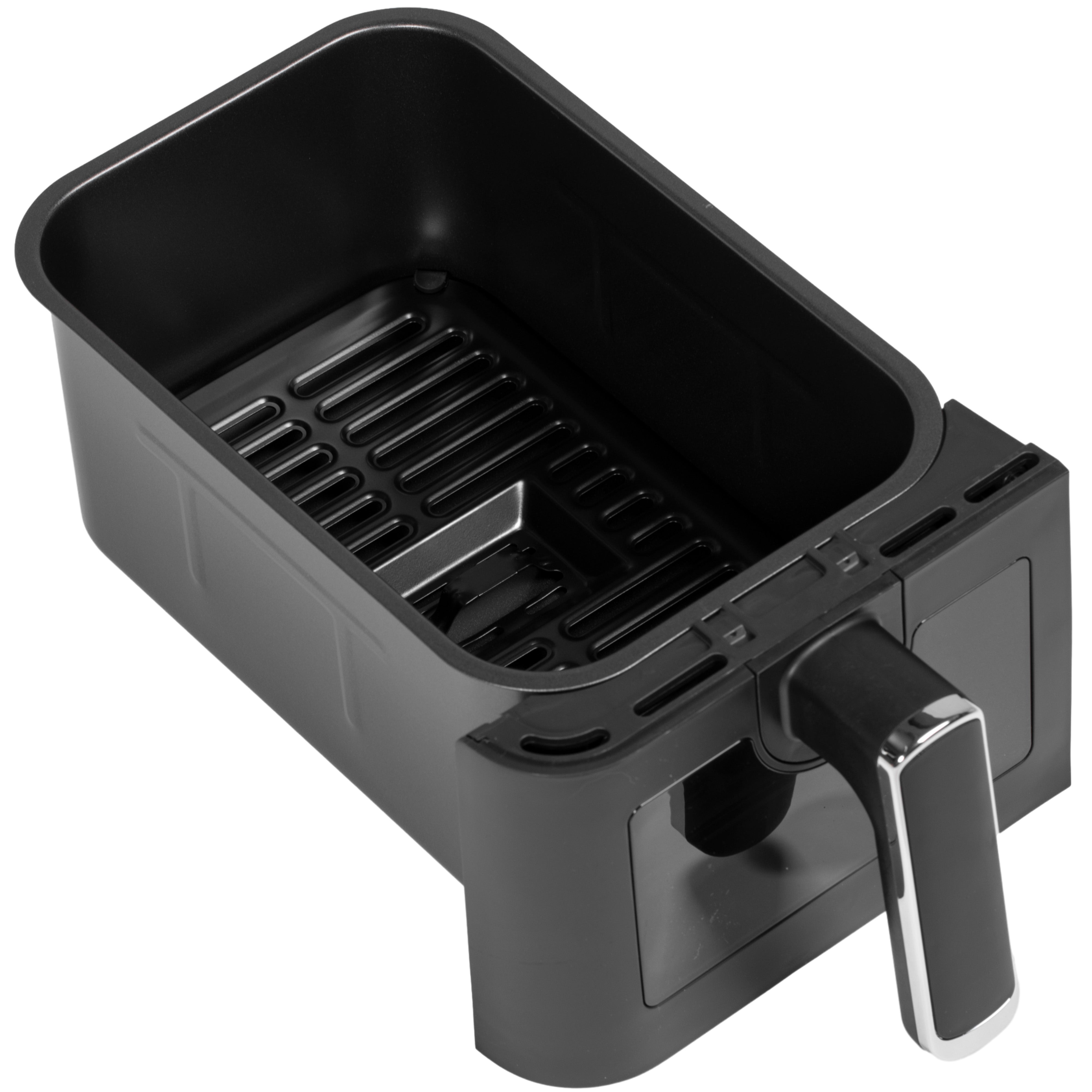 HOMCOM 8L Dual Basket Air Fryer, 80-200\'e2\'84\'83, with Sync Function - Black/Silver
