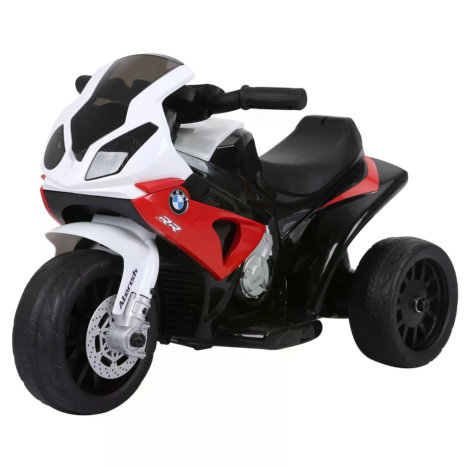 HOMCOM Electric Motorbike for Kids Ride on BMW Motorbike W/Headlights and Music, 6 V-Red 