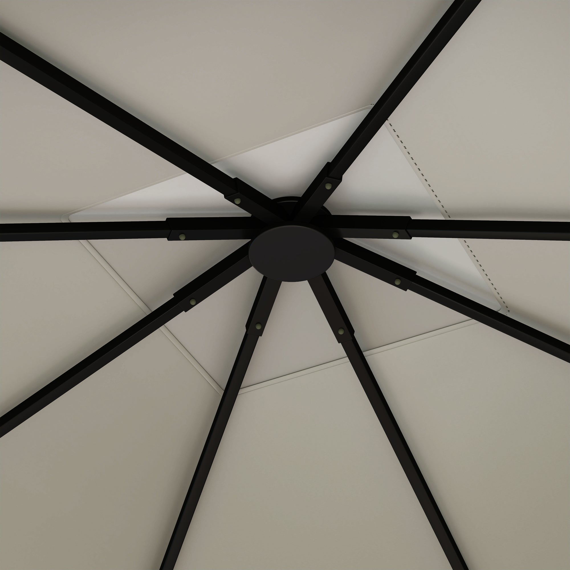 Outsunny 3 x 3(m) Gazebo Canopy Replacement, for 01-0867 - Light Grey 