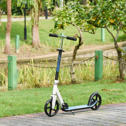 HOMCOM Folding Kids Kick Scooter Ride on Toys-Blue 