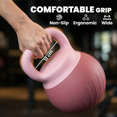 SPORTNOW Soft Kettlebell, 6kg Kettle Bell with Anti-Slip Grip for Home Gym Weight Lifting and Strength Training 
